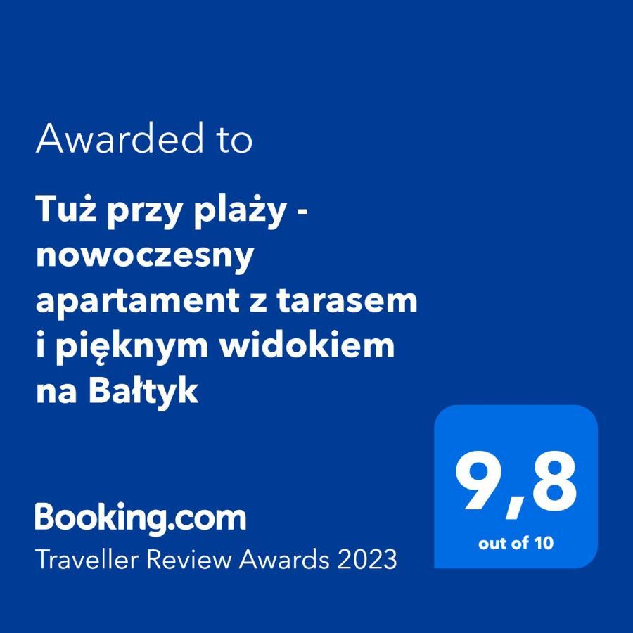 Tuz Przy Plazy - Nowoczesny Apartament Z Tarasem I Pieknym Widokiem Na Baltyk Мєлно Екстер'єр фото